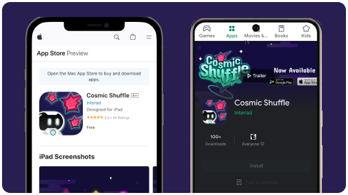 Cosmic Shuffle on the App store
