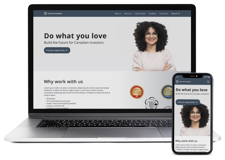 Careers website